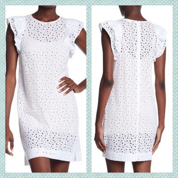 Club Monaco Dresses & Skirts - Club Monaco White Eyelet Dress